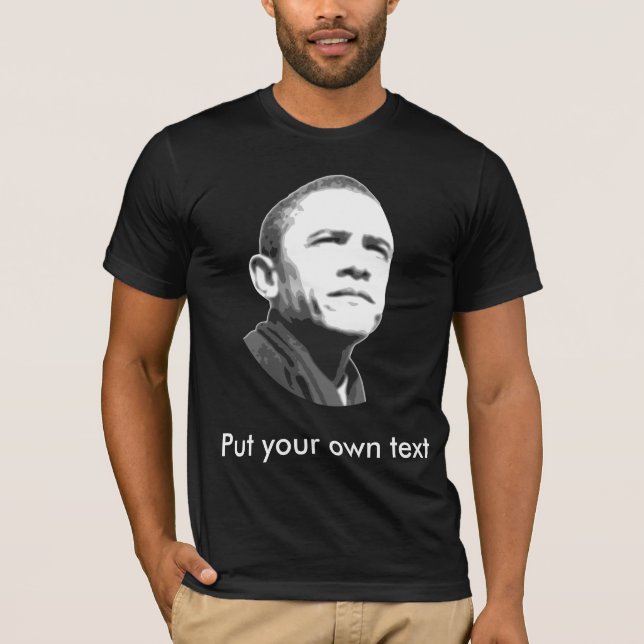 Barack Obama, customisable T-Shirt (Front)
