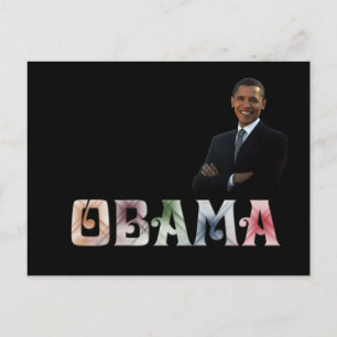 Barack Obama Design Postcard