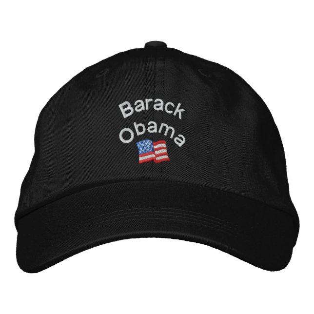Barack Obama Embroidered Hat (Front)