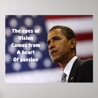 Barack Obama eyes of passion posters