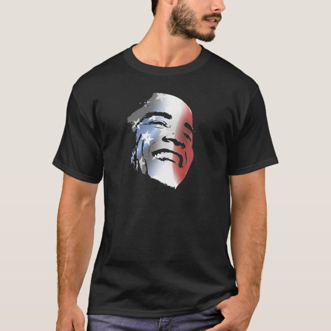 Barack Obama Face T-Shirt (Front)