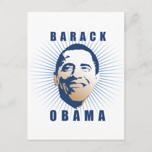 Barack Obama Face T-shirt Postcard