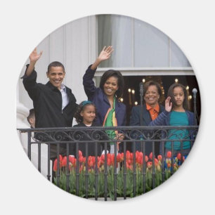Barack Obama & Family Magnet