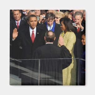 Barack Obama & Family Magnet