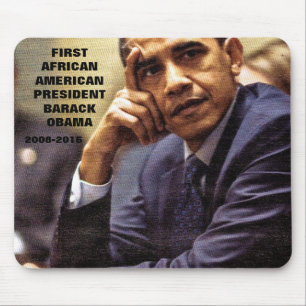 BARACK OBAMA FIRST NEGRO AMERICAN PRESIDENT  MOUSE PAD