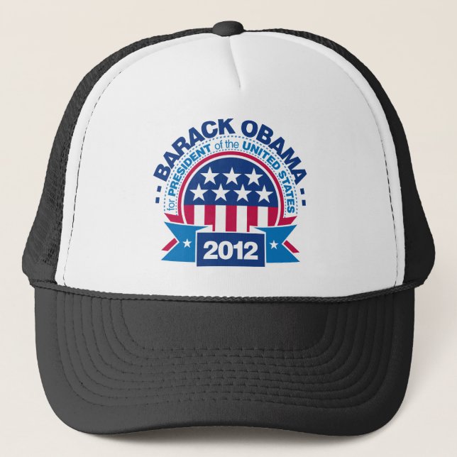 Barack Obama for President 2012 Trucker Hat (Front)