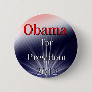 Barack Obama For President Dulled Explosion 6 Cm Round Badge