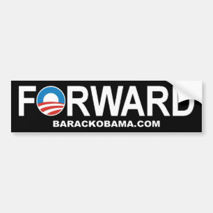 Barack Obama 'Forward' Bumper Sticker