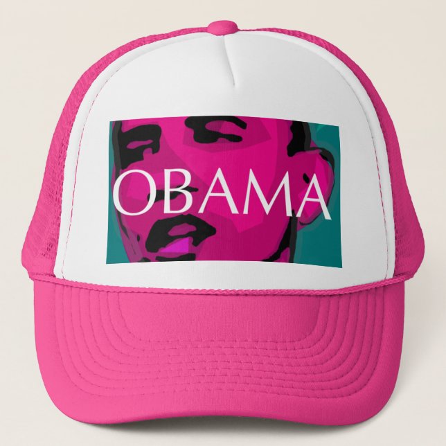 Barack Obama, great pink cap (Front)