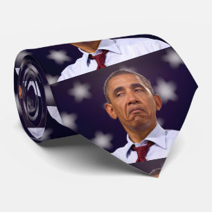 Barack Obama Grumpy Tie