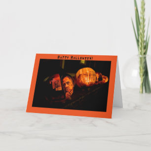 Barack Obama Halloween - Greeting Card