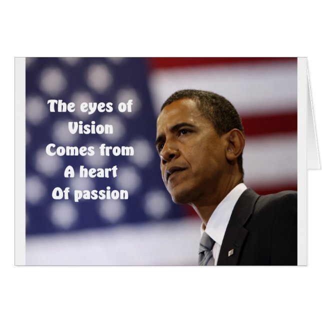 Barack Obama heart of passion (Front Horizontal)