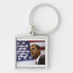 Barack Obama heart of passion Key Ring