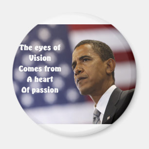 Barack Obama heart of passion Magnet
