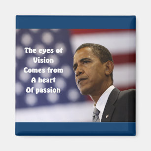 Barack Obama heart of passion magnets