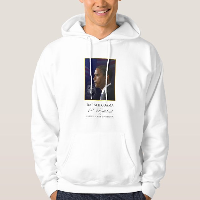 Barack Obama - Hooded Sweat Shirt (Front)