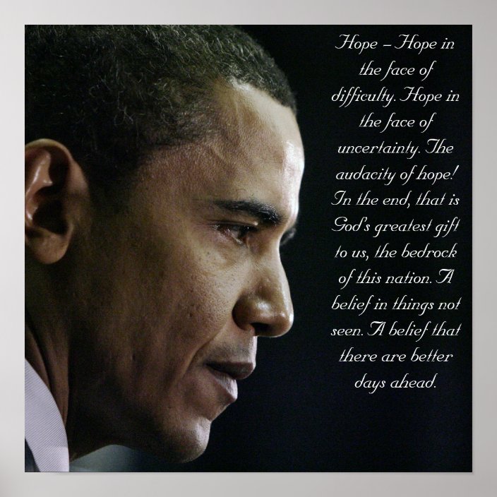 Barack Obama Hope Poster