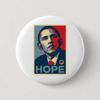 Barack Obama Hope Poster 6 Cm Round Badge