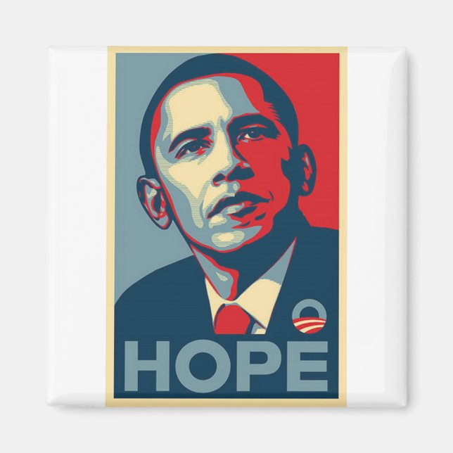Barack Obama Hope Poster Magnet (Front)
