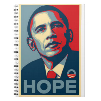 Barack Obama Hope Poster Notebook