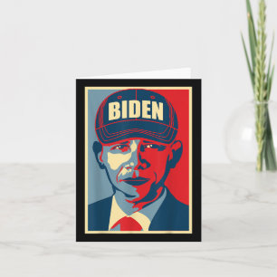Barack Obama Joe Biden Hat 2020 Election Usa Democ Card