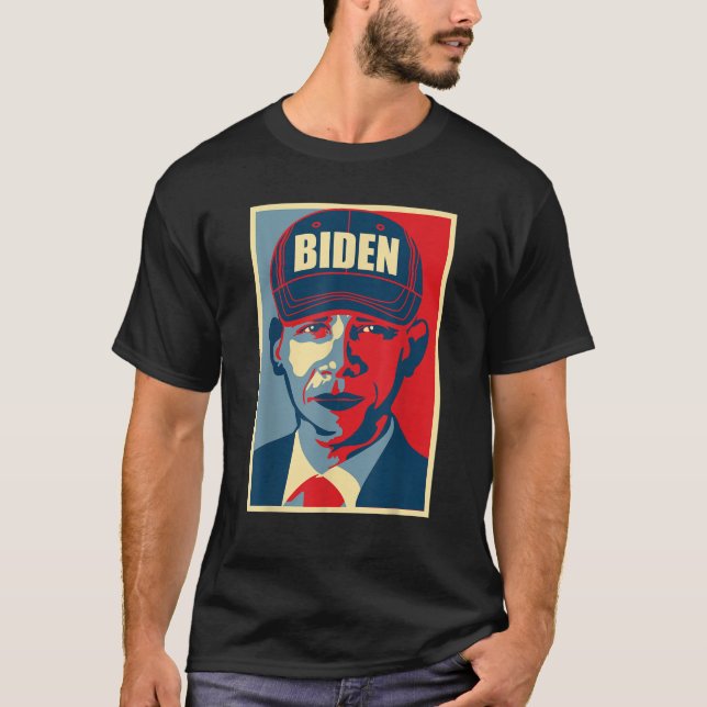 Barack Obama Joe Biden Hat 2020 Election USA Democ T-Shirt (Front)