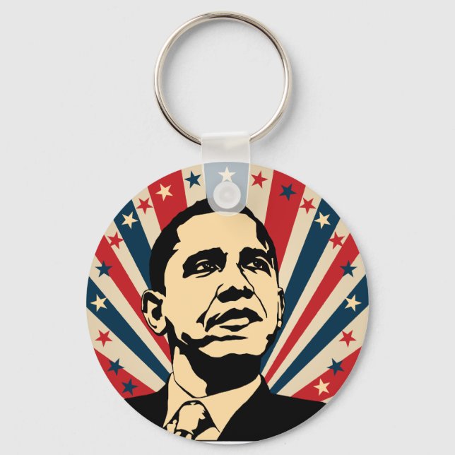 Barack Obama Key Ring (Front)