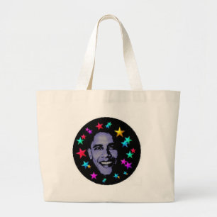 Barack Obama Large Tote Bag