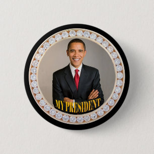 Barack Obama My President 6 Cm Round Badge