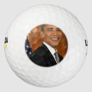 Barack Obama Official Portrait Golf Balls