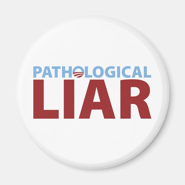 Barack Obama: Pathological Liar Magnet (Front)