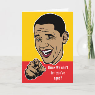 Barack Obama Personalised Card