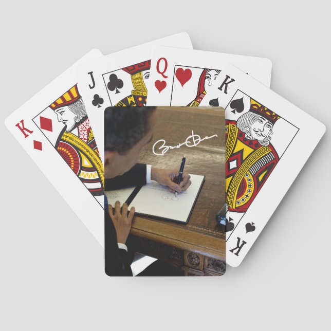 Barack Obama Playing Cards (Back)