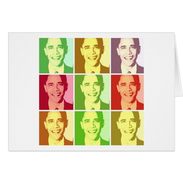 Barack Obama Pop Art (Front Horizontal)