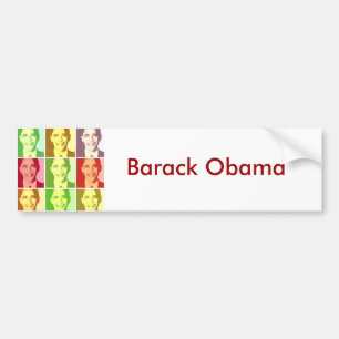 Barack Obama Pop Art Bumper Sticker