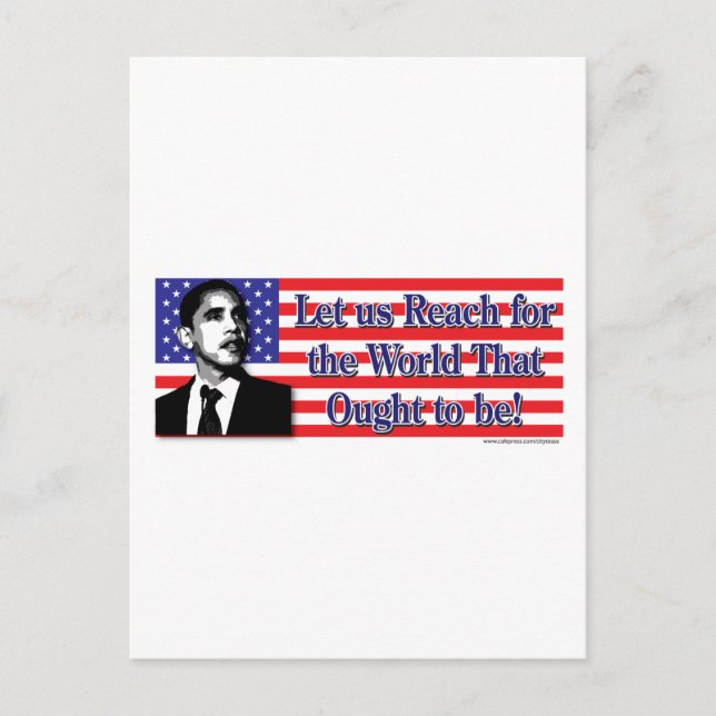 Barack Obama Postcard (Front)