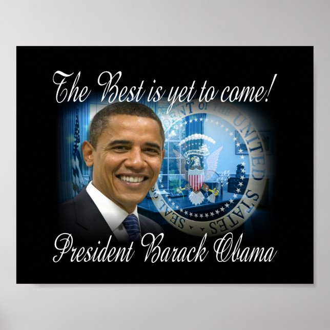 Barack Obama President of the United States Poster (Front)