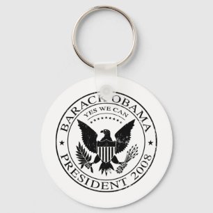 Barack Obama Presidential Seal 2008 Keychain
