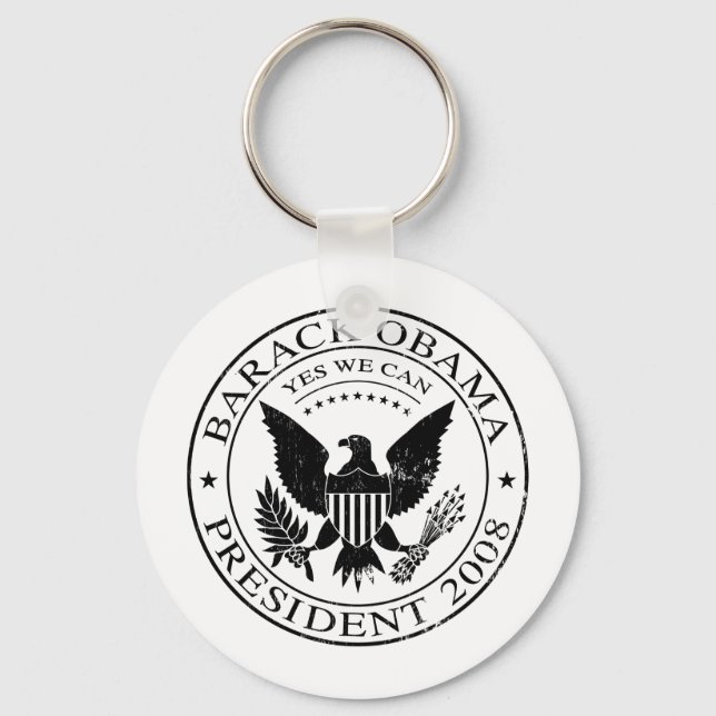 Barack Obama Presidential Seal 2008 Keychain (Front)
