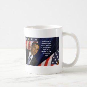Barack Obama Quote on History Coffee Mug