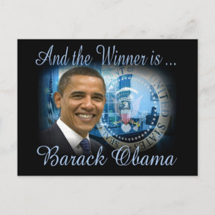 Barack Obama Re-election Postcard
