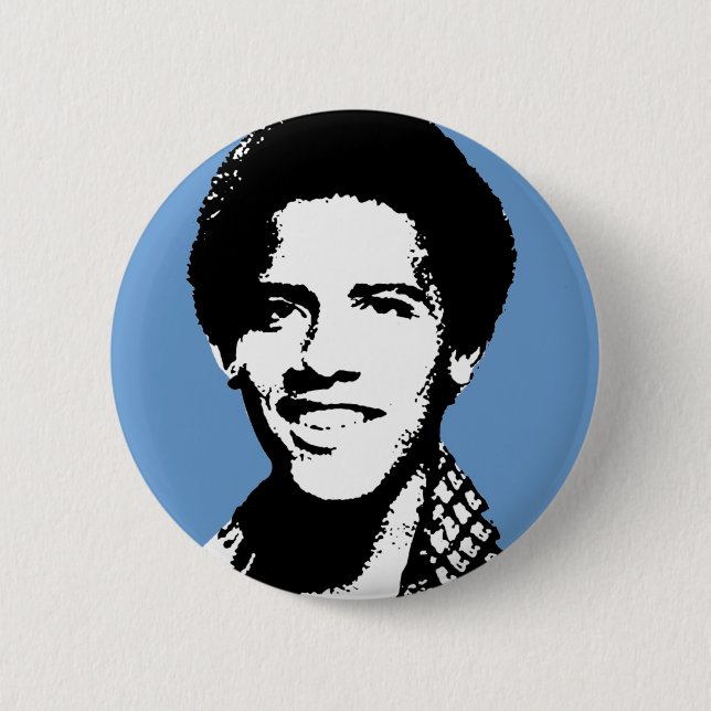 Barack Obama retro 6 Cm Round Badge (Front)