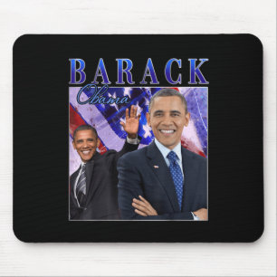 Barack Obama Retro Vintage Style Mouse Pad
