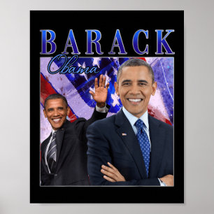 Barack Obama Retro Vintage Style Poster