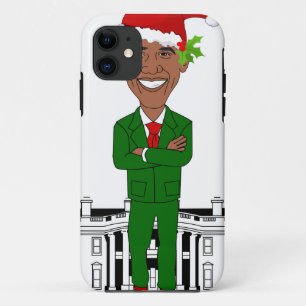 barack obama santa claus iPhone 11 case