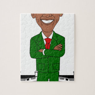 Barack Obama Santa Claus Jigsaw Puzzle