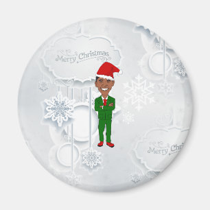 barack obama santa magnet