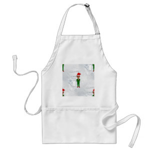 barack obama santa standard apron