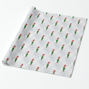 barack obama santa wrapping paper
