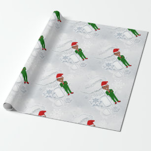 barack obama santa wrapping paper